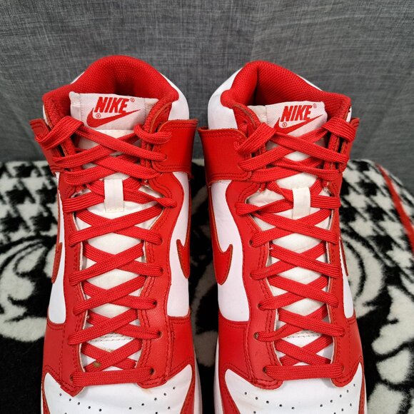 %Size 9.5 Nike Dunk High Championship White University Red Men DD1399-106 / A 25 main image 7